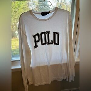 Polo Ralph Lauren White Long Sleeve Shirt